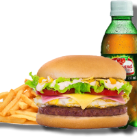 Combo 3 - 2 Cheese Picanha + 2 Refris Juninho + Fritas