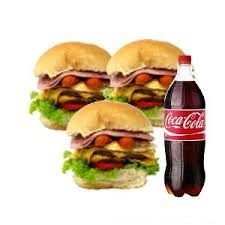 Combo F1 - 3 Cheese Tudo + 1 Coca-cola 1,5L
