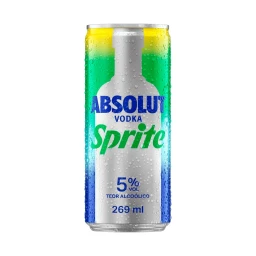 ABSOLUT  VODKA   SPRITE { contem alcoo }