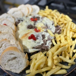 Costela com queijo