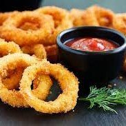 Porção de onion rings